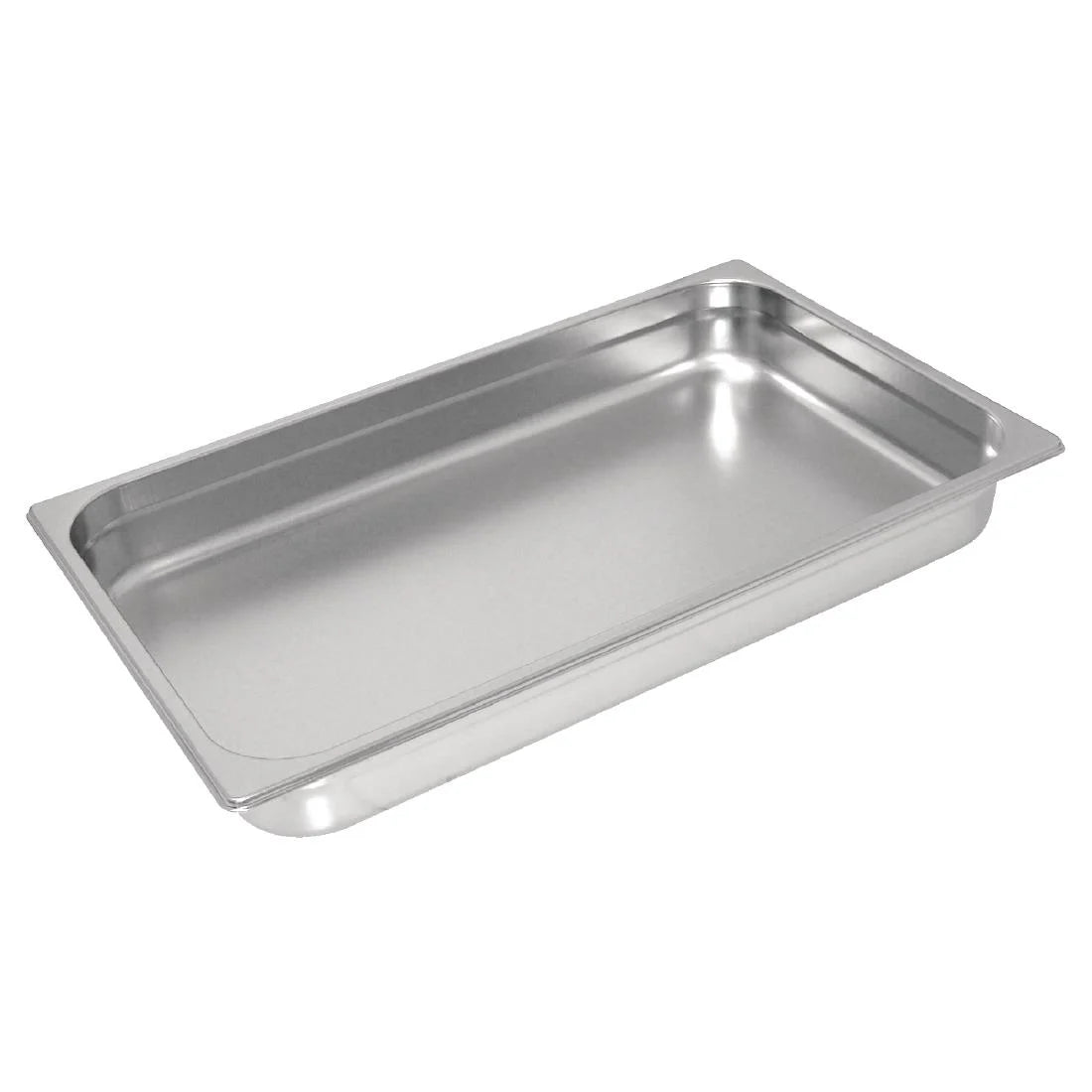 6 x Vogue Stainless Steel 1/1 Gastronorm Tray