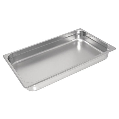 6 x Vogue Stainless Steel 1/1 Gastronorm Tray